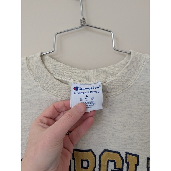 Champion Georgia Tech Sweatshirt Mens Large Crewneck Yellow Jackets - Picture 4 of 12